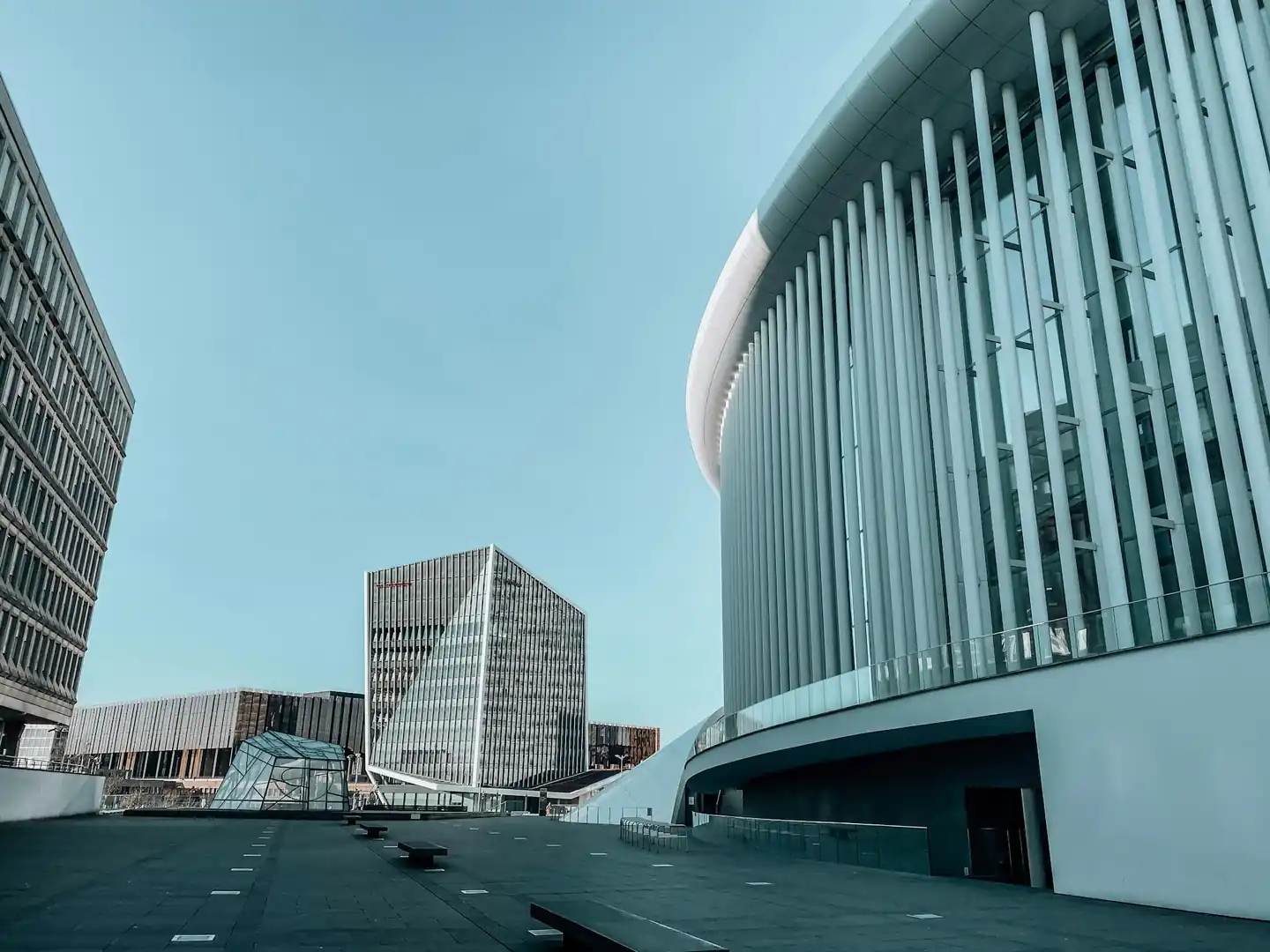 Philharmonie Luxembourg in the Kirchberg district