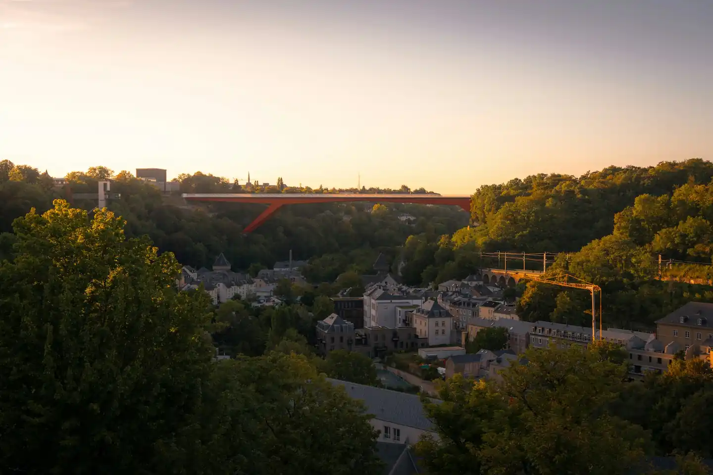Grand Duchess Charlotte Bridge over the Pfaffenthal valley